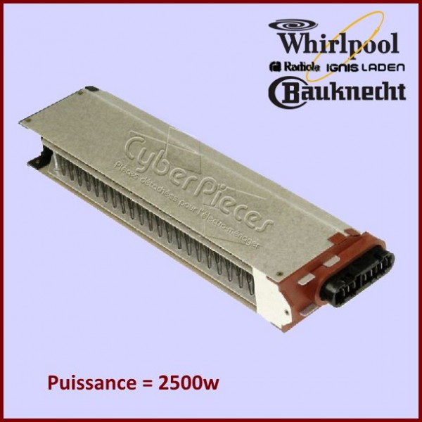 Résistance 2500w 481225938169 Whirlpool CYB-021173