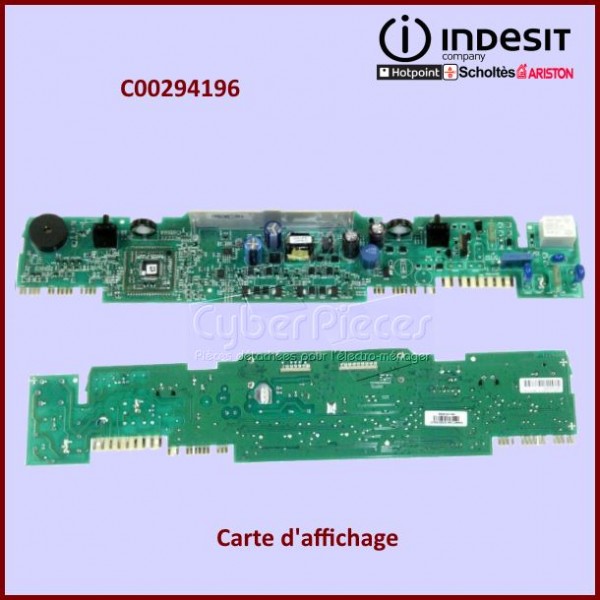 Carte électronique programmée Indesit C00294196 GA-047234