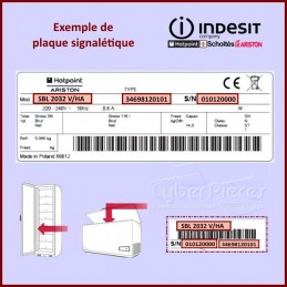 Carte électronique programmée Indesit C00294196 GA-047234