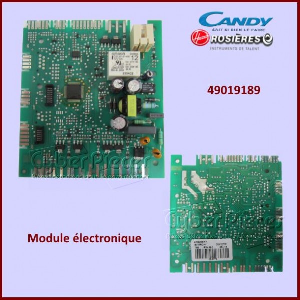 Carte électronique programmée Candy 49019189 CYB-362108