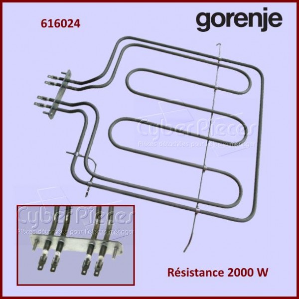 Résistance de voûte Gorenje 616024 CYB-000024