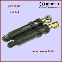 Lot de 2 Amortisseurs 120N - 8,15mm Indesit C00303583 CYB-010993
