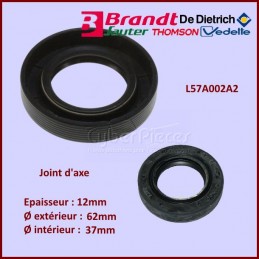 Joint d'axe 62x37x12mm Brandt L57A002A2 CYB-359719