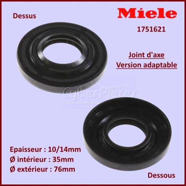 Joint adaptable 35X76X10/14 Miele 1751621 CYB-009683