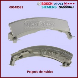 Poignée de hublot GRIS MAT Bosch 00648581 CYB-148115