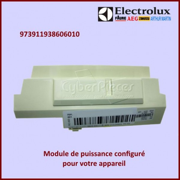 Carte électronique configuré Electrolux 973911938606010 CYB-019149