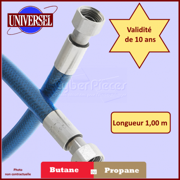 Tuyau Gaz butane ou propane 1.00 m CYB-002370