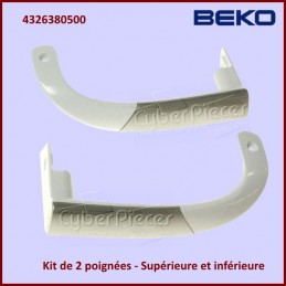 Kit 2 poignées de porte Beko 4326380500 CYB-025836