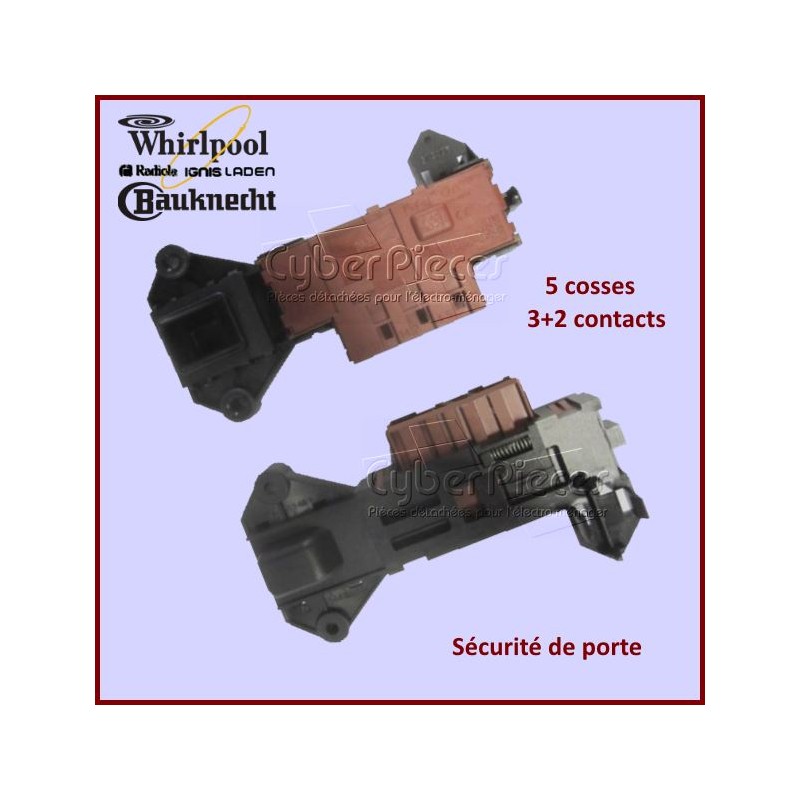 Sécurité de porte Whirlpool 481228058044 CYB-007252