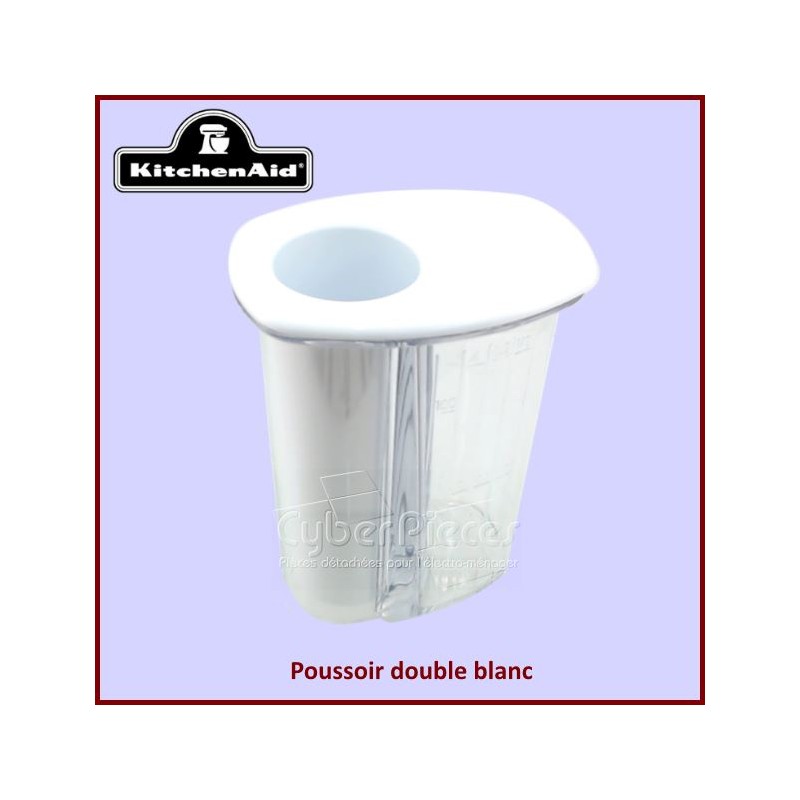 Poussoir double blanc KFP7DPWH Kitchenaid 8212251***épuisé*** CYB-019408