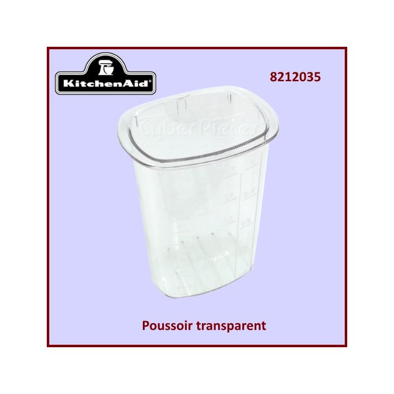 Poussoir transparent KFP79P Kitchenaid 8212035 CYB-025768