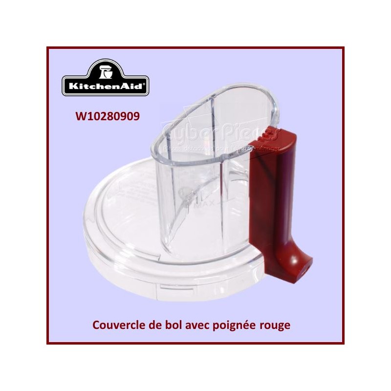 Couvercle de bol rouge Kitchenaid W10280909 CYB-271264