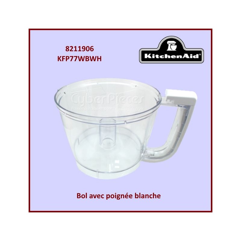 Bol avec poignée blanche Kitchenaid 8211906 CYB-421829