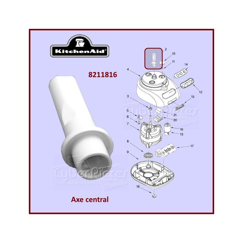 Axe central Kitchenaid 8211816 Axe central Kitchenaid 8211816