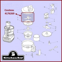 Couteau robot Kitchenaid 4176269 CYB-016520