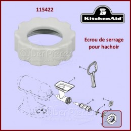 Écrou de serrage pour hachoir Kitchenaid FGA 115422 CYB-017503