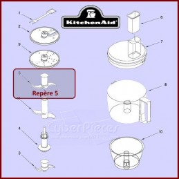 Couteau KFP79BL Kitchenaid 8212013 CYB-019231