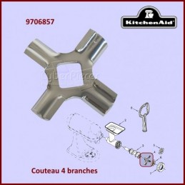 Couteau 4 branches Kitchenaid FGA 9706857 CYB-353199