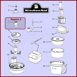 Couteau Kitchenaid W10451463 CYB-353571