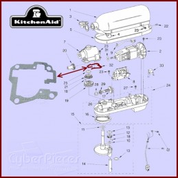 Joint du carter Kitchenaid W9709511 CYB-037457