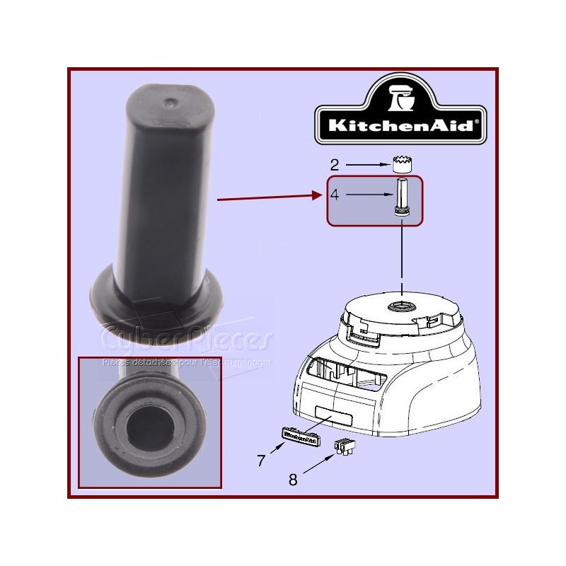 Axe central Kitchenaid W10451326 (noir) CYB-356275