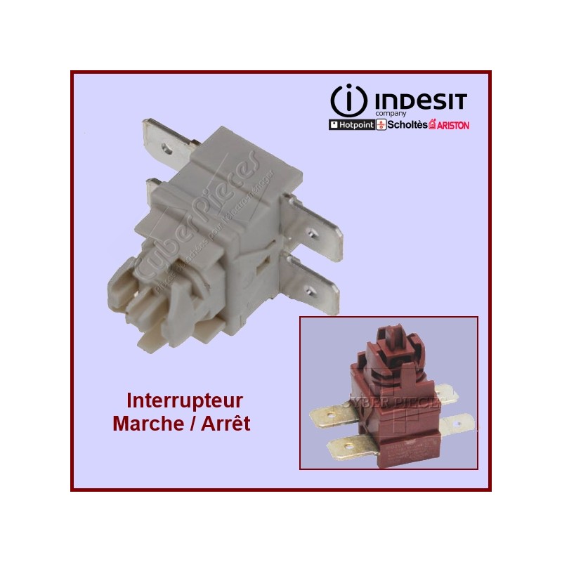 Interrupteur bipolaire on-off C00142650 - Kitchenaid 4176411 - W11161896 CYB-059381