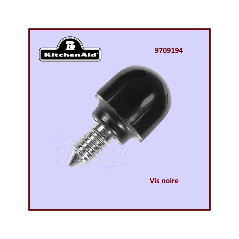 Vis noire de fixation Kitchenaid 9709194 - 4162142 CYB-351171