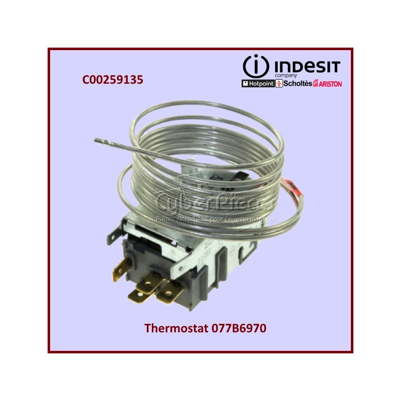 Thermostat 077B6970 INDESIT C00259135 CYB-060042