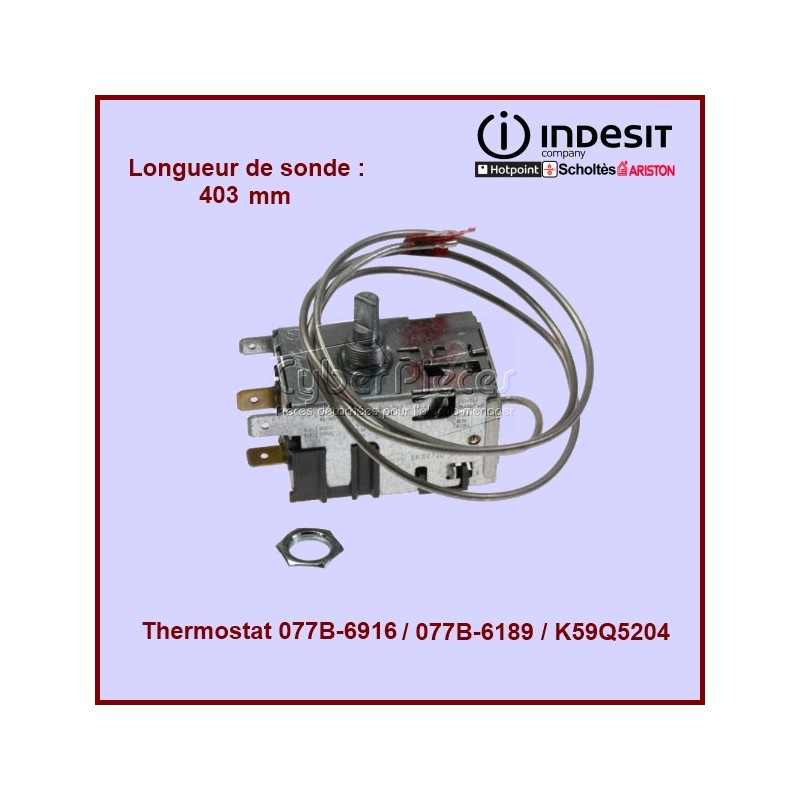 Thermostat 077B6189 Indesit C00143906 CYB-144957