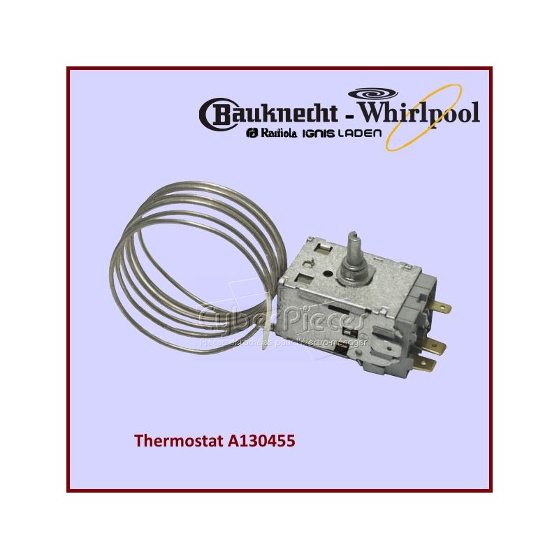 Thermostat A130455R Whirlpool 481927129047 CYB-085182