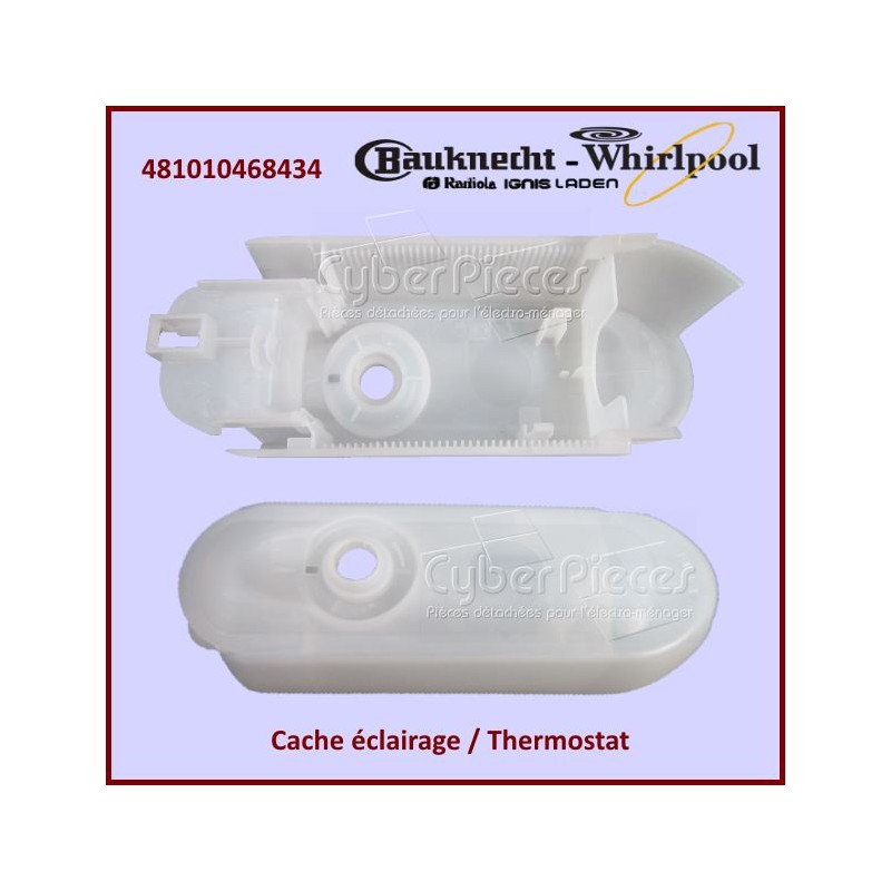 Cache lampe blanc translucide Whirlpool 481010468434 CYB-359580