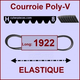 Courroie 1922H8 - EL- élastique CYB-004138