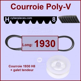 Ensemble courroie 1930H8 + Poulie Tendeur CYB-046886