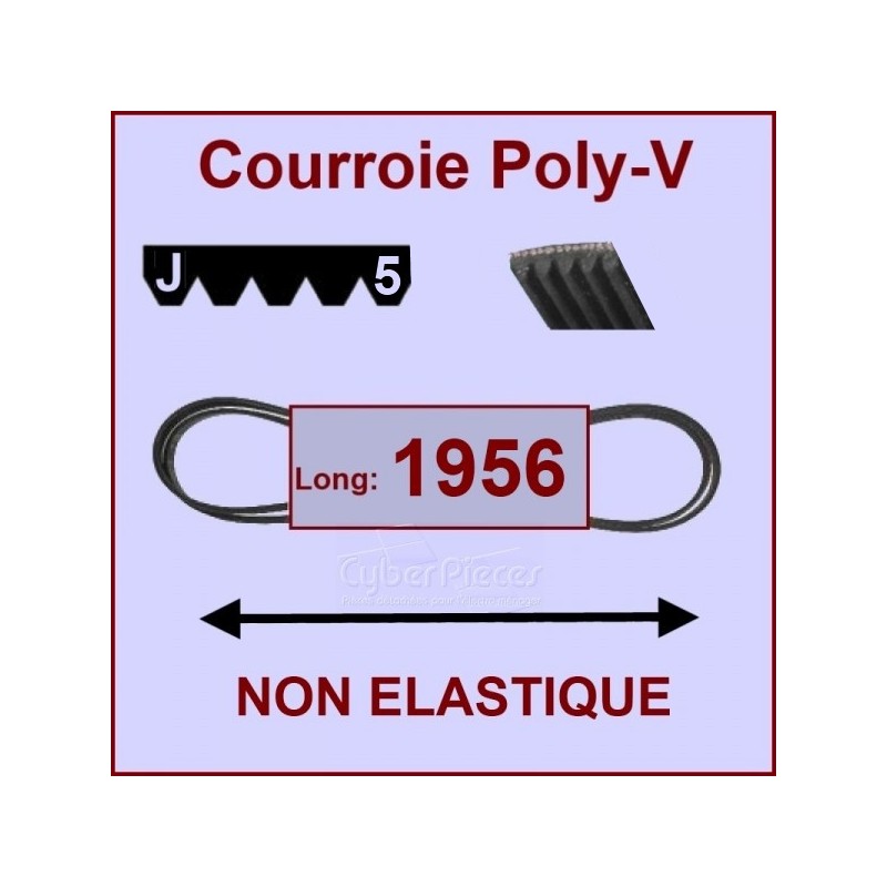 Courroie 1956J5 non élastique CYB-160940