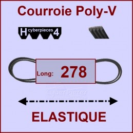 Courroie 278H4 - EL- élastique CYB-004039