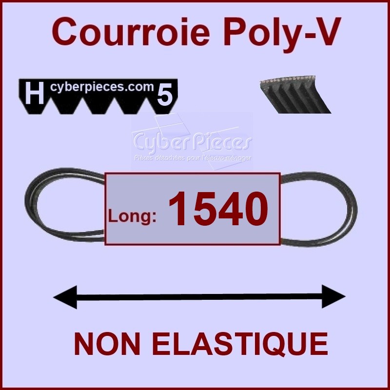Courroie 1540H5 non élastique CYB-328104