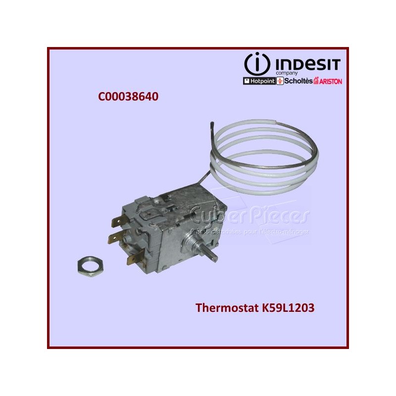 Thermostat K59L1203 Indesit C00038640 CYB-047333