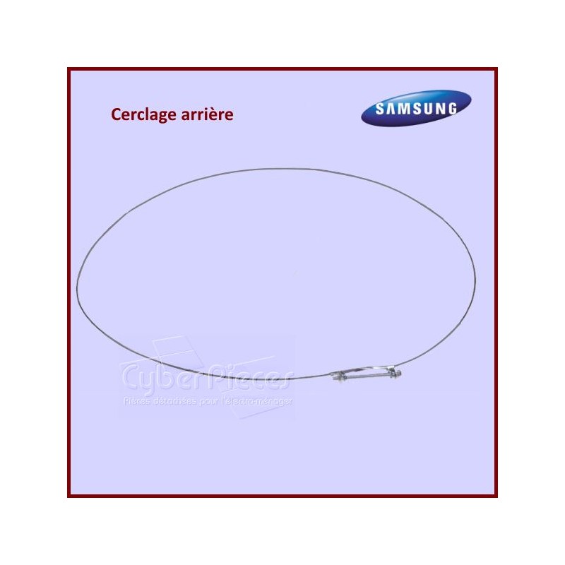 Cerclage arrière de joint de hublot Samsung DC9112077A CYB-307147