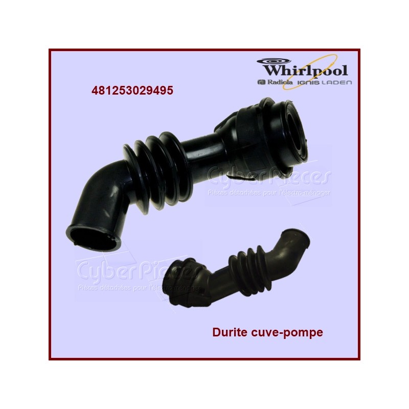 Durite Cuve - Pompe Whirlpool 481253029495 CYB-199018 Durite Cuve - Pompe Whirlpool 481253029495 CYB-199018