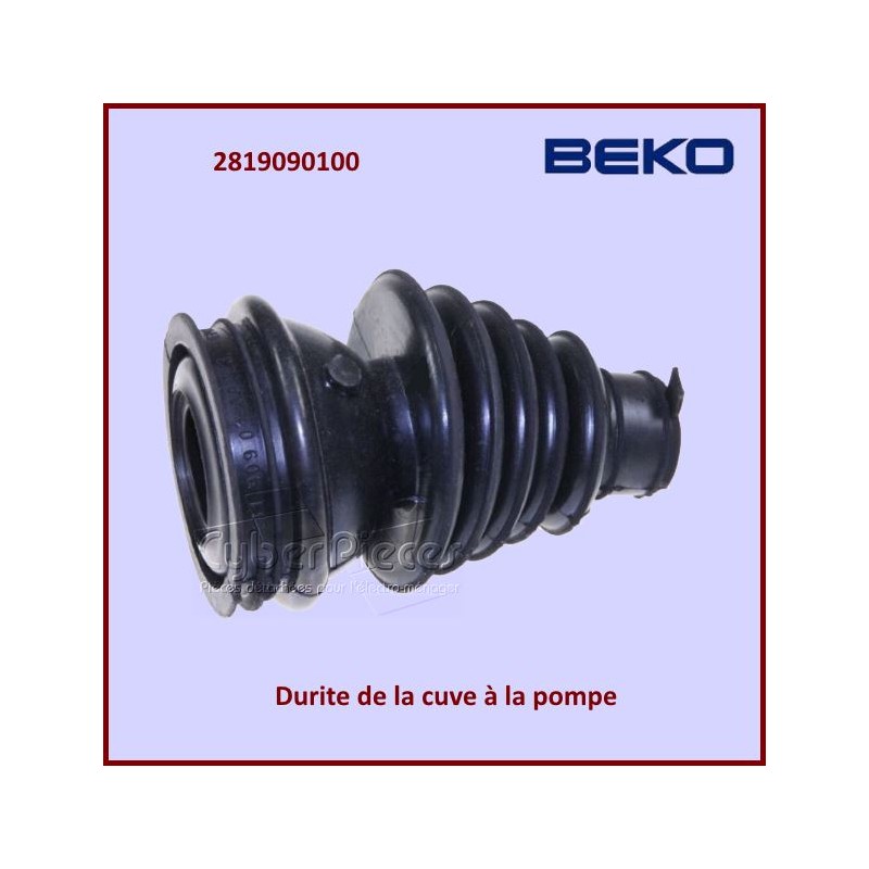 Durite de la cuve à la pompe Beko 2819090100 CYB-427036