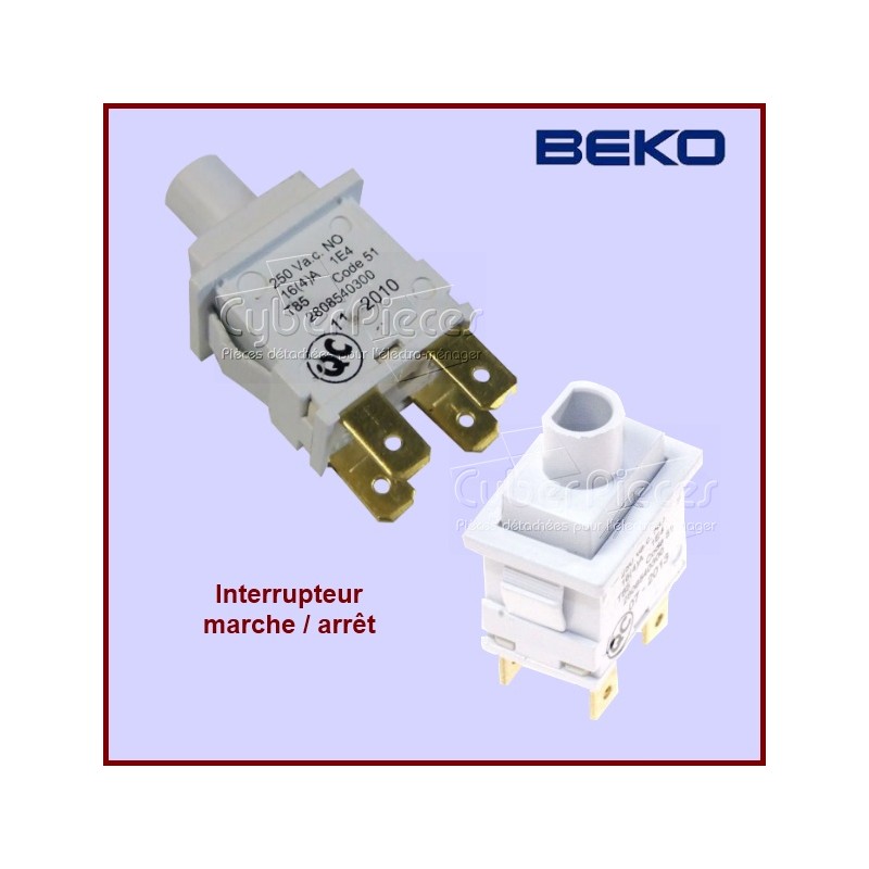 Interrupteur M/A BEKO 2808540400 CYB-272810