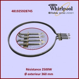 Résistance 2500w Whirlpool 481925928745 CYB-013376