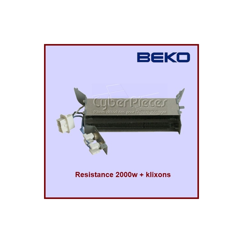 Résistance 2000W Beko 2969800300 CYB-067874