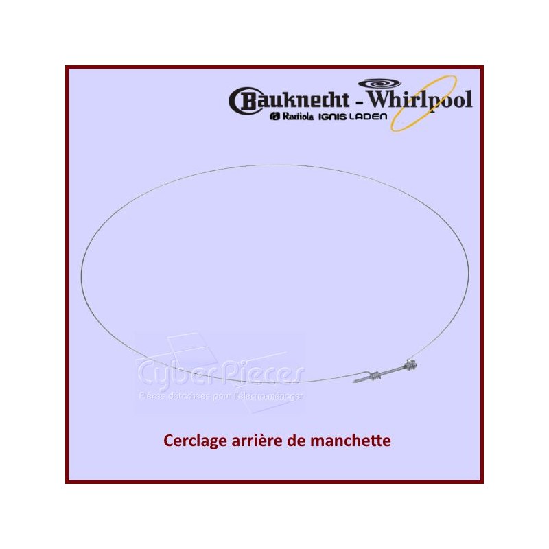 Cerclage Arrière de Manchette Whirlpool 481949238119 CYB-086264