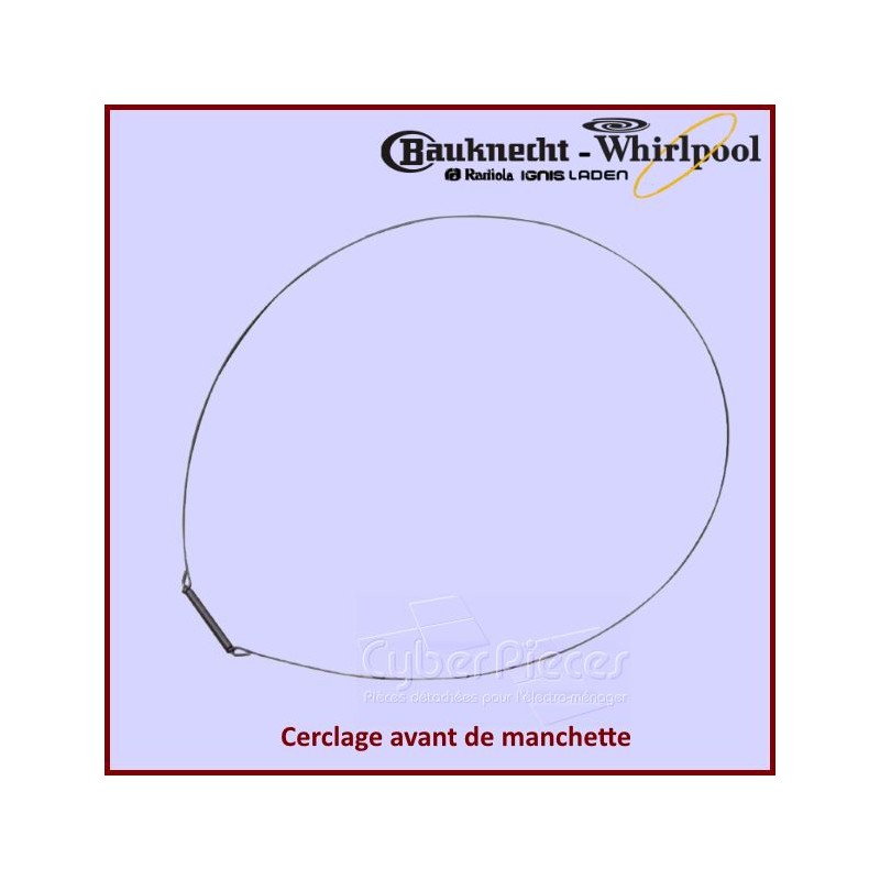 Cerclage avant de manchette Whirlpool 481990302494 CYB-086615