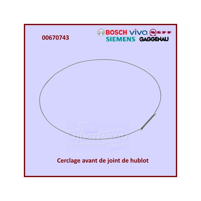 Cerclage avant de manchette Bosch 00670743 CYB-020527