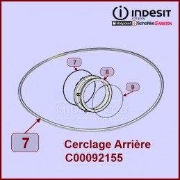 Cerclage ARRIÈRE de manchette Indesit C00092155 CYB-052122