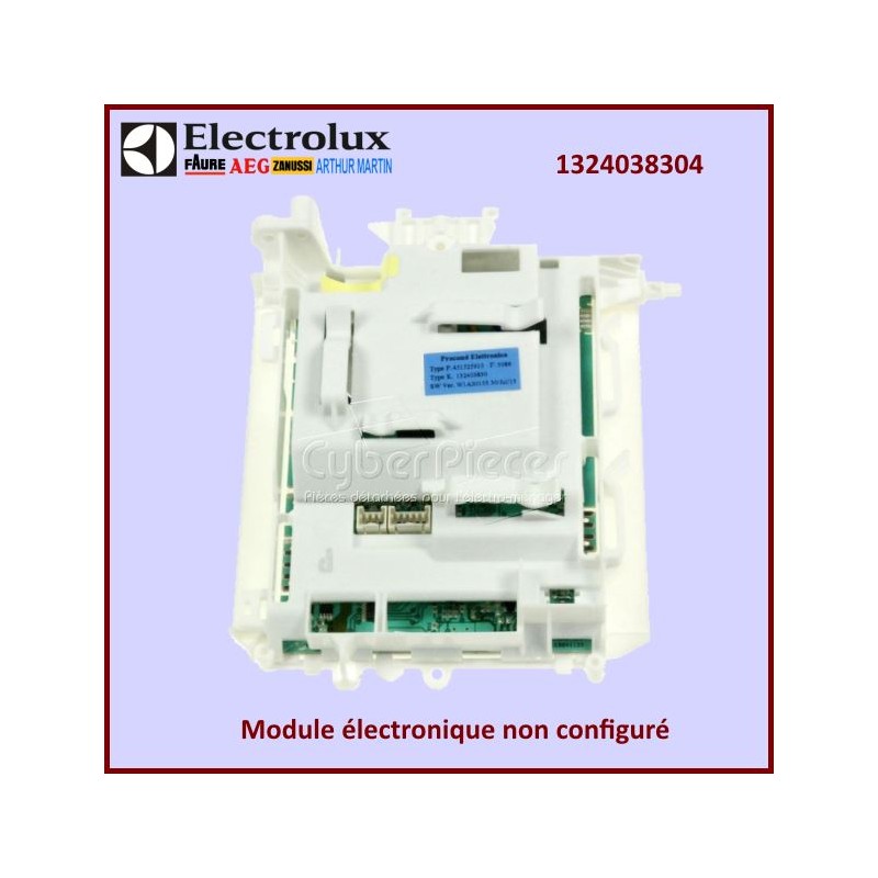 Carte électronique EWM100 Electrolux 1324038304 à configurer par nos soins CYB-030403