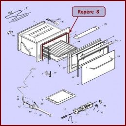 Joint frontal de four Indesit C00052152 CYB-141826