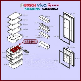 Étagère pour congélateur Bosch 00434494***épuisé*** CYB-209014